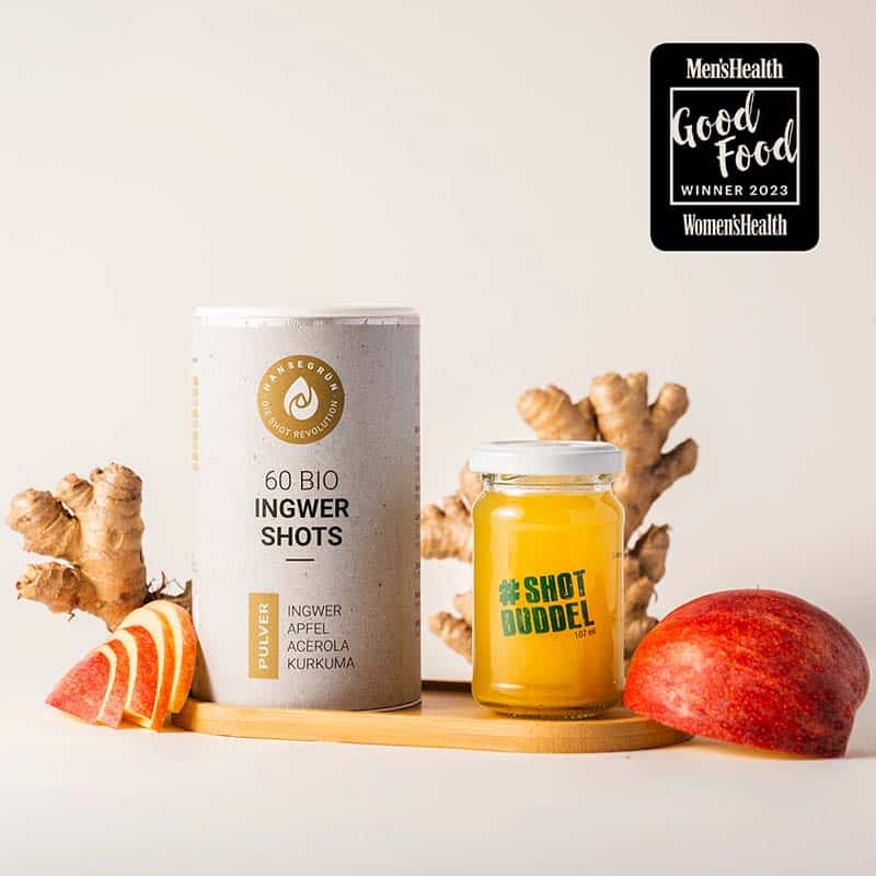 60 Bio Ingwer Shots der Marke Hansegrün - shopstartups