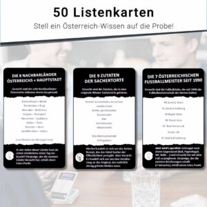 Listenkarten Wer kennt mehr Österreich Edition von Listenwissen - shopstartups
